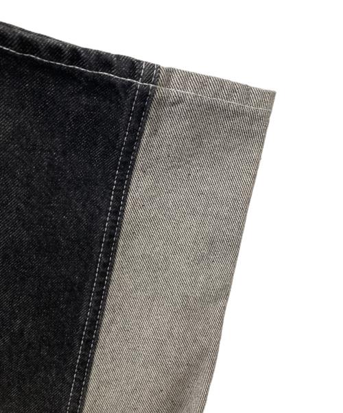 SUPREME（シュプリーム）SUPREME (シュプリーム) 2-Tone Paneled Baggy Jean ブラック×グレー サイズ:81cm (W32)の古着・服飾アイテム