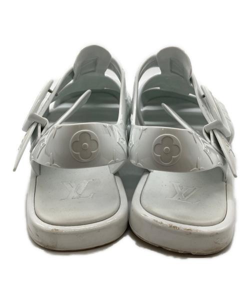 LOUIS VUITTON（ルイ ヴィトン）LOUIS VUITTON (ルイ ヴィトン) ヴェニス ラバーサンダル ホワイト サイズ:27cmの古着・服飾アイテム