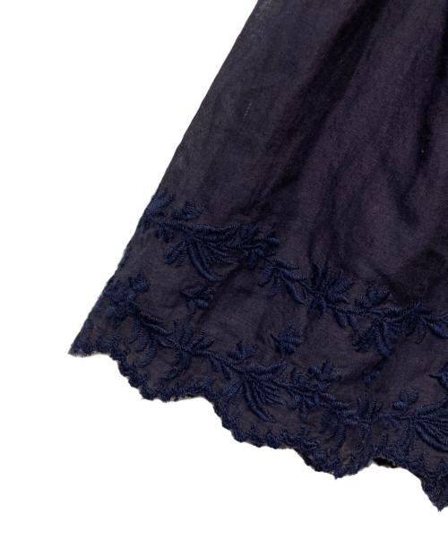 ISABEL MARANT ETOILE（イザベルマランエトワール）ISABEL MARANT ETOILE (イザベルマランエトワール) レースブラウスワンピース/RO2215-22A038E ネイビー サイズ:38の古着・服飾アイテム