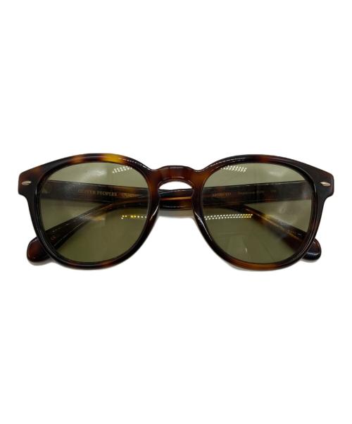 OLIVER PEOPLES（オリバーピープルズ）OLIVER PEOPLES (オリバーピープルズ) Sheldrake DM サングラス ブラウン サイズ:52□21-137の古着・服飾アイテム
