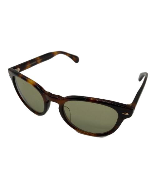 OLIVER PEOPLES（オリバーピープルズ）OLIVER PEOPLES (オリバーピープルズ) Sheldrake DM サングラス ブラウン サイズ:52□21-137の古着・服飾アイテム
