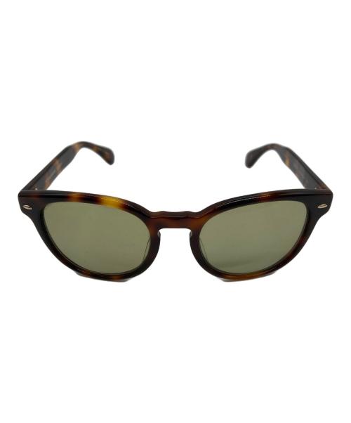 OLIVER PEOPLES（オリバーピープルズ）OLIVER PEOPLES (オリバーピープルズ) Sheldrake DM サングラス ブラウン サイズ:52□21-137の古着・服飾アイテム