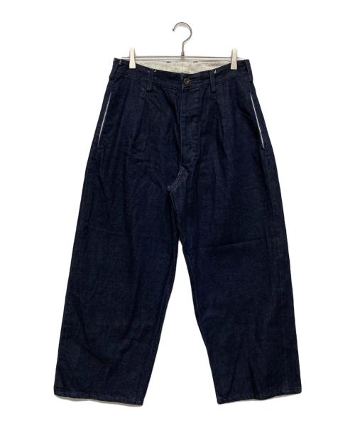 ALMN by WAIPER（アーミーバイワイパー）ALMN by WAIPER (アーミーバイワイパー) M-52 Denim One Tuck Balloon Pants/WILA-M52OT インディゴ サイズ:Ｍの古着・服飾アイテム