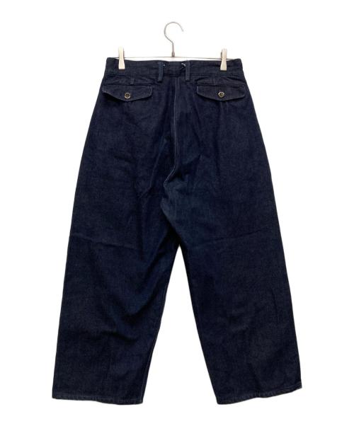 ALMN by WAIPER（アーミーバイワイパー）ALMN by WAIPER (アーミーバイワイパー) M-52 Denim One Tuck Balloon Pants/WILA-M52OT インディゴ サイズ:Ｍの古着・服飾アイテム