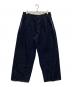 ALMN by WAIPER（アーミーバイワイパー）の古着「M-52 Denim One Tuck Balloon Pants/WILA-M52OT」｜インディゴ
