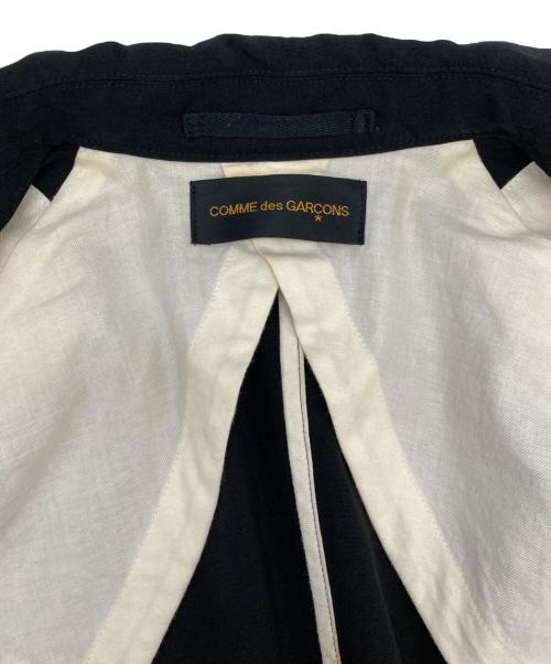 COMME des GARCONS（コムデギャルソン）COMME des GARCONS (コムデギャルソン) 切替しテーラードジャケット/GN-J059 ブラック サイズ:ＦＲＥＥの古着・服飾アイテム