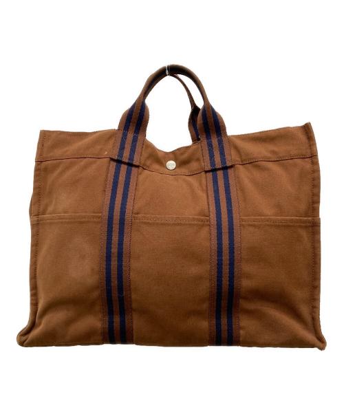 HERMES（エルメス）HERMES (エルメス) フールトゥMMトートバッグ ブラウンの古着・服飾アイテム