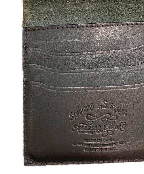 THE SUPERIOR LABOR（シュペリオールレイバー）THE SUPERIOR LABOR (シュペリオールレイバー) billford/コンパクトウォレット/sl203-14 ブラックの古着・服飾アイテム