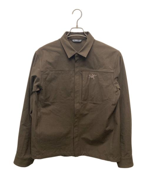 ARC'TERYX（アークテリクス）ARC'TERYX (アークテリクス) クロニン コットン オーバーシャツ ブラウン サイズ:Sの古着・服飾アイテム