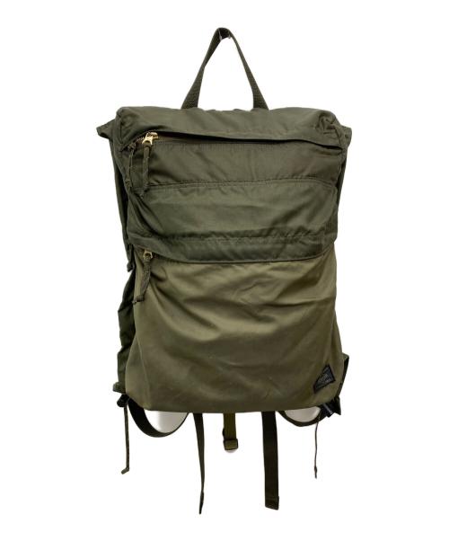 PORTER（ポーター）PORTER (ポーター) FORCE DAYPACK カーキの古着・服飾アイテム
