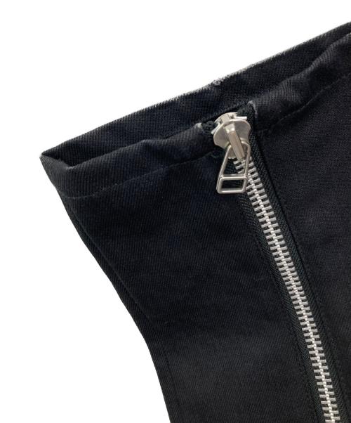 JOHN LAWRENCE SULLIVAN（ジョン ローレンス サリバン）JOHN LAWRENCE SULLIVAN (ジョン ローレンス サリバン) Rigid denim zipped pants/JLS-02-19 ブラック サイズ:46の古着・服飾アイテム