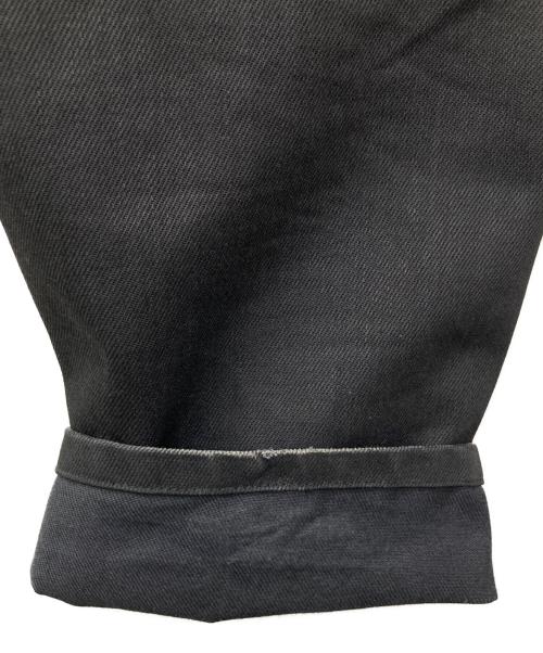 JOHN LAWRENCE SULLIVAN（ジョン ローレンス サリバン）JOHN LAWRENCE SULLIVAN (ジョン ローレンス サリバン) Rigid denim zipped pants/JLS-02-19 ブラック サイズ:46の古着・服飾アイテム