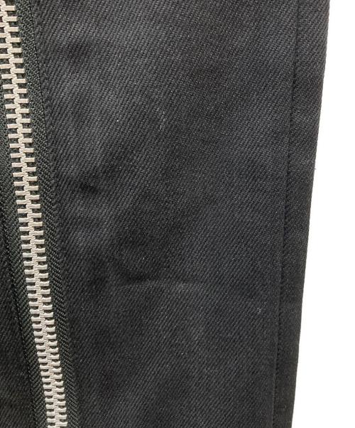 JOHN LAWRENCE SULLIVAN（ジョン ローレンス サリバン）JOHN LAWRENCE SULLIVAN (ジョン ローレンス サリバン) Rigid denim zipped pants/JLS-02-19 ブラック サイズ:46の古着・服飾アイテム