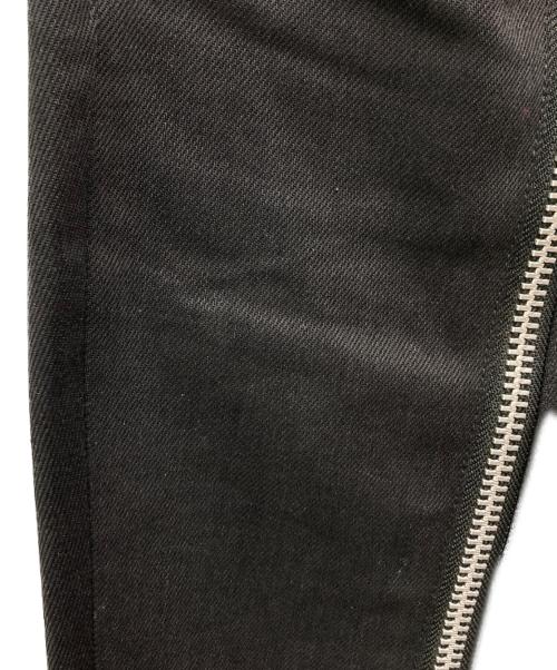 JOHN LAWRENCE SULLIVAN（ジョン ローレンス サリバン）JOHN LAWRENCE SULLIVAN (ジョン ローレンス サリバン) Rigid denim zipped pants/JLS-02-19 ブラック サイズ:46の古着・服飾アイテム