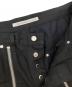 中古・古着 JOHN LAWRENCE SULLIVAN (ジョン ローレンス サリバン) Rigid denim zipped pants/JLS-02-19 ブラック サイズ:46：8000円