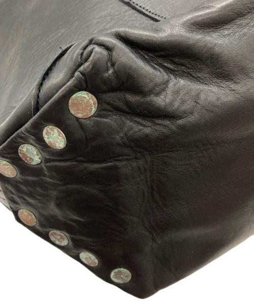 RRL（ダブルアールエル）RRL (ダブルアールエル) コンチョレザートートバック ブラックの古着・服飾アイテム