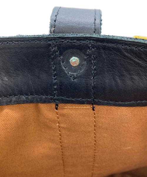 RRL（ダブルアールエル）RRL (ダブルアールエル) コンチョレザートートバック ブラックの古着・服飾アイテム