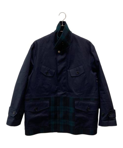 MACKINTOSH（マッキントッシュ）MACKINTOSH (マッキントッシュ) JEDBURGH MACKINTOSH RAINTEC フィールドジャケット/G252AP1187UOLM ネイビー×グリーン サイズ:38の古着・服飾アイテム