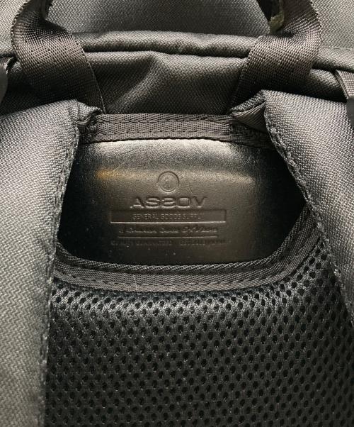 AS2OV（アッソブ）AS2OV (アッソブ) CORDURA DOBBY 305D ROUND ZIP BACK PACK/061409 ブラックの古着・服飾アイテム