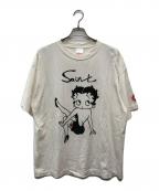 SAINT MICHAELセントマイケル）の古着「BTY SS TEE/SM-HR1-0000-C40」｜ホワイト