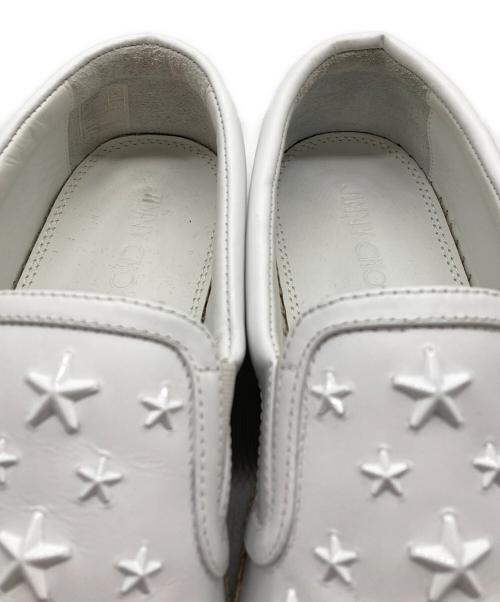 JIMMY CHOO（ジミーチュウ）JIMMY CHOO (ジミーチュウ) スタッズエスパドリーユ ホワイト サイズ:25.5cmの古着・服飾アイテム