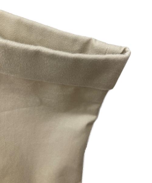 TapWater（タップウォーター）TapWater (タップウォーター) Cotton Chino Tuck Trousers/TP241-40019B ベージュ サイズ:W36の古着・服飾アイテム