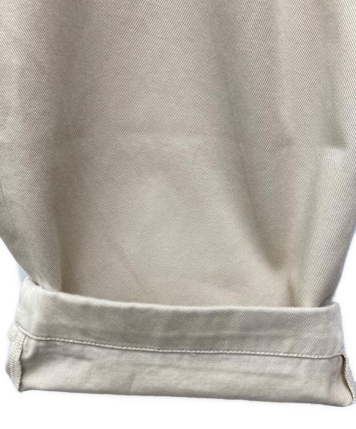TapWater（タップウォーター）TapWater (タップウォーター) Cotton Chino Tuck Trousers/TP241-40019B ベージュ サイズ:W36の古着・服飾アイテム