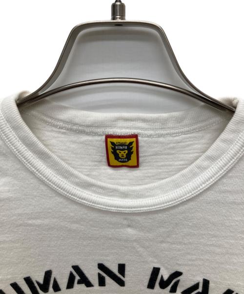 HUMAN MADE（ヒューマンメイド）HUMAN MADE (ヒューマンメイド) プリントTシャツ ホワイト サイズ:Ｌの古着・服飾アイテム