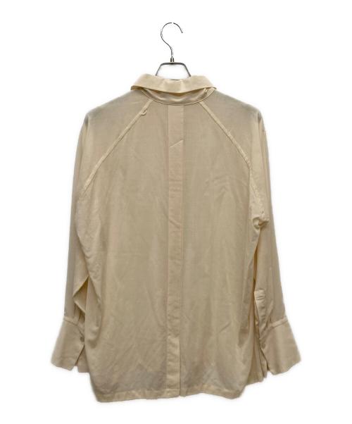 ISSEY MIYAKE（イッセイミヤケ）ISSEY MIYAKE (イッセイミヤケ) ENCLOTHE LAYERED SHIRTS/IM43FJ031 アイボリー サイズ:2の古着・服飾アイテム