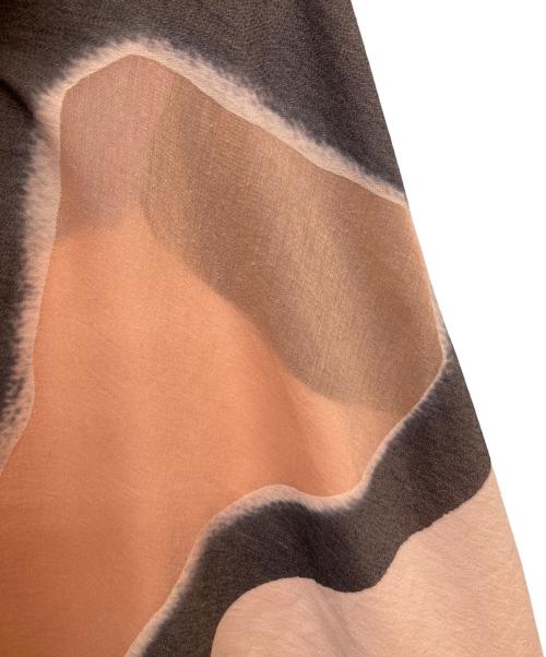 ISSEY MIYAKE（イッセイミヤケ）ISSEY MIYAKE (イッセイミヤケ) アシンメトリーノースリーブワンピース/IM41FH589 ピンク サイズ:2の古着・服飾アイテム
