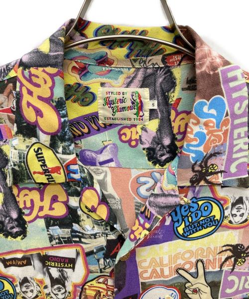 Hysteric Glamour（ヒステリックグラマー）Hysteric Glamour (ヒステリックグラマー) SUMMER OF 70S オープンカラーシャツ/02202AH01 マルチカラー サイズ:Ｓの古着・服飾アイテム