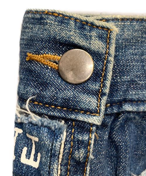 NUMBER (N)INE（ナンバーナイン）NUMBER (N)INE (ナンバーナイン) Modern Age Crash Message Denim Jacket インディゴ サイズ:2の古着・服飾アイテム