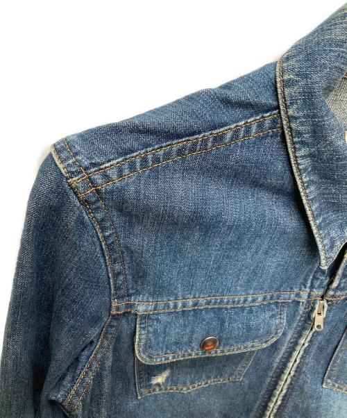 NUMBER (N)INE（ナンバーナイン）NUMBER (N)INE (ナンバーナイン) Modern Age Crash Message Denim Jacket インディゴ サイズ:2の古着・服飾アイテム
