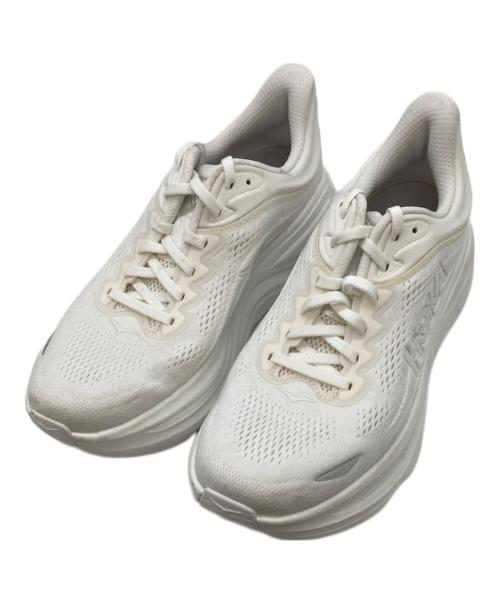 HOKAONEONE（ホカオネオネ）HOKAONEONE (ホカオネオネ) BONDI 9/1162011WWH ホワイト サイズ:26cmの古着・服飾アイテム