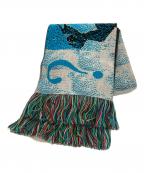 MONTMARTRE NEW YORKモンマルトル ニューヨーク）の古着「Blue emotion scarf」｜ブルー