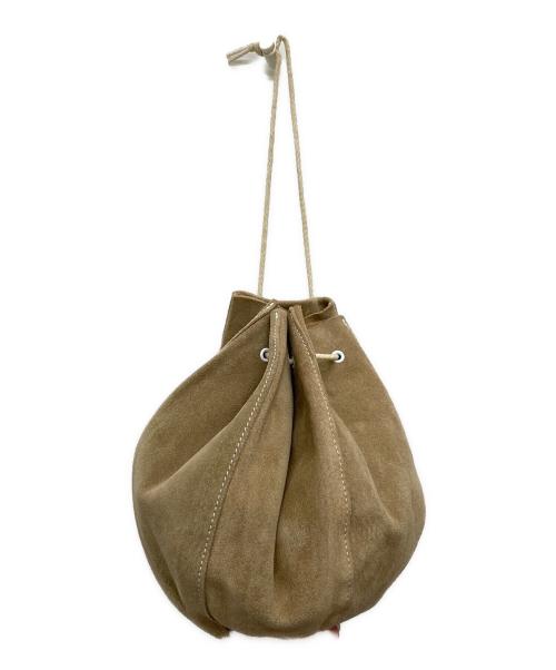 HENDER SCHEME（エンダースキーマ）Hender Scheme (エンダースキーマ) kinchaku レザーポーチ ベージュの古着・服飾アイテム