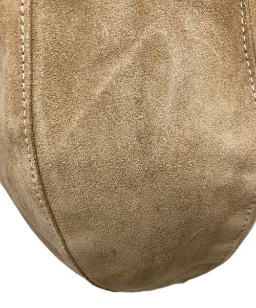 HENDER SCHEME（エンダースキーマ）Hender Scheme (エンダースキーマ) kinchaku レザーポーチ ベージュの古着・服飾アイテム