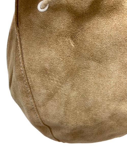 HENDER SCHEME（エンダースキーマ）Hender Scheme (エンダースキーマ) kinchaku レザーポーチ ベージュの古着・服飾アイテム