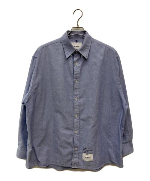 WTAPS（ダブルタップス）WTAPS (ダブルタップス) BD / LS / Ctpl. Oxford. Coolmax/シャツ/231GWDT-SHM01 インディゴ サイズ:2の古着・服飾アイテム