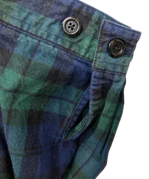 WTAPS（ダブルタップス）WTAPS (ダブルタップス) LS COTTON FLANNEL TEXTILE/シャツ/221TQDT-SHM02 ネイビー×グリーン サイズ:3の古着・服飾アイテム