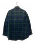 WTAPS (ダブルタップス) LS COTTON FLANNEL TEXTILE/シャツ/221TQDT-SHM02 ネイビー×グリーン サイズ:3：15000円