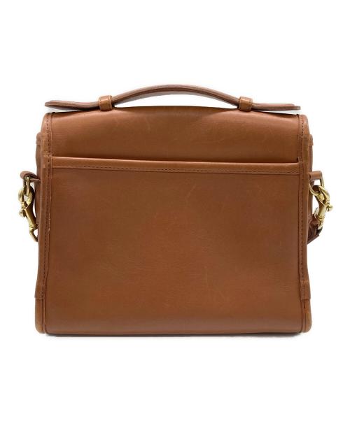 COACH（コーチ）COACH (コーチ) ターンロックレザーショルダーバッグ/9870 ブラウンの古着・服飾アイテム