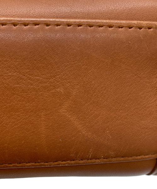 COACH（コーチ）COACH (コーチ) ターンロックレザーショルダーバッグ/9870 ブラウンの古着・服飾アイテム