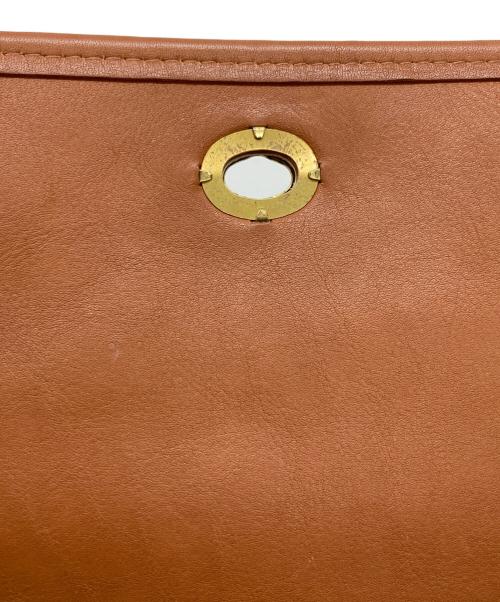 COACH（コーチ）COACH (コーチ) ターンロックレザーショルダーバッグ/9870 ブラウンの古着・服飾アイテム
