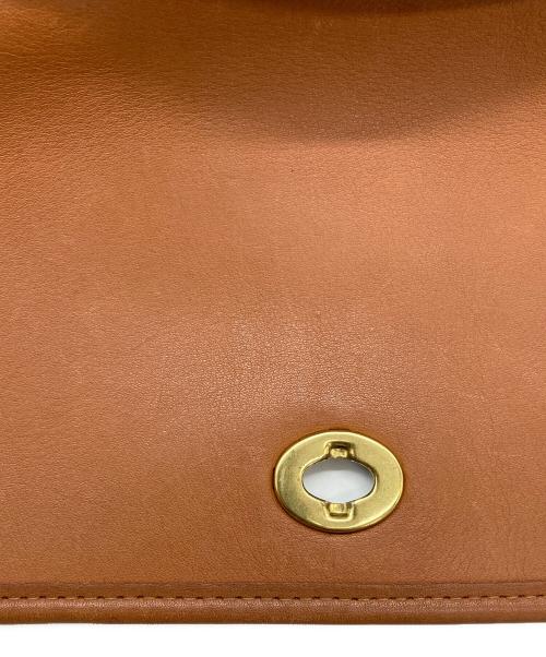 COACH（コーチ）COACH (コーチ) ターンロックレザーショルダーバッグ/9870 ブラウンの古着・服飾アイテム