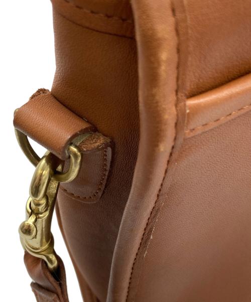 COACH（コーチ）COACH (コーチ) ターンロックレザーショルダーバッグ/9870 ブラウンの古着・服飾アイテム