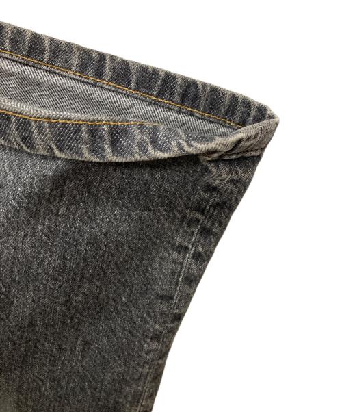 JOHN LAWRENCE SULLIVAN（ジョン ローレンス サリバン）JOHN LAWRENCE SULLIVAN (ジョン ローレンス サリバン) WASHED DENIM WIDE PANTS/JLSW-02-S ブラック サイズ:ＸＳの古着・服飾アイテム