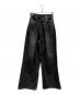 JOHN LAWRENCE SULLIVAN（ジョン ローレンス サリバン）の古着「WASHED DENIM WIDE PANTS/JLSW-02-S」｜ブラック
