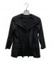 YOHJI YAMAMOTO（ヨウジヤマモト）の古着「カッティングラペルボタレスジャケット/FR-J02-039」｜ブラック