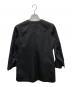YOHJI YAMAMOTO (ヨウジヤマモト) カッティングラペルボタレスジャケット/FR-J02-039 ブラック サイズ:1：10000円